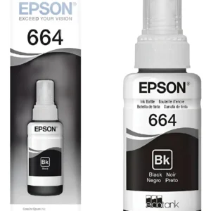 Tinta Epson EcoTank T664120 Negro 70ml