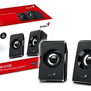 Parlante Genius SP-U125 Negro 3W USB con Conector 3.5mm