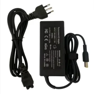 Cargador Lenovo 20V 3.25A Punta Cuadrada para Laptop