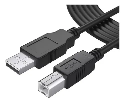 Cable de Impresora USB 2.0 5 Metros Negro - Image 2