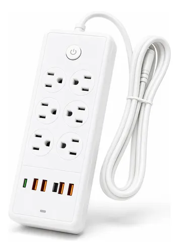 Extensión Eléctrica 1.8 Metros 6FT para Hogar y Oficina