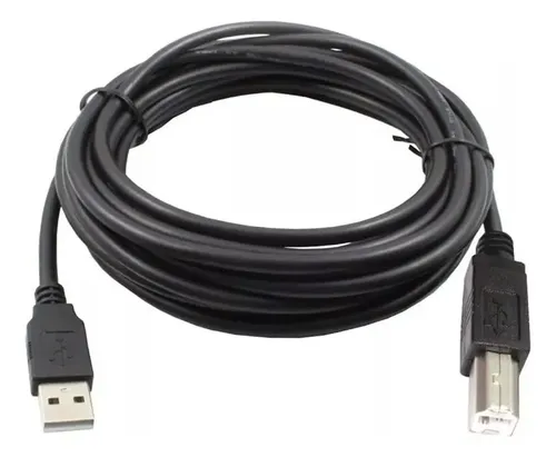 Cable de Impresora USB 2.0 5 Metros Negro