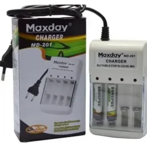Cargador de Pilas AA/AAA y 9V X2 OM A-612