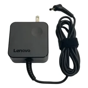 Cargador Lenovo 20V 2.25A Punta Negra Fina para Laptop