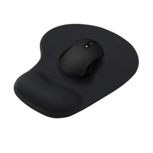 Mouse Pad con Almohadilla Negro Ergonómico