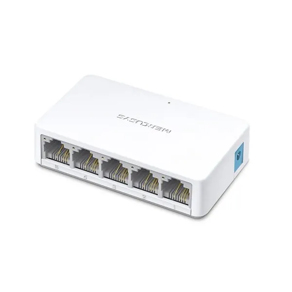 Switch Mercusys 5 Puertos 10/100 Mbps Escritorio