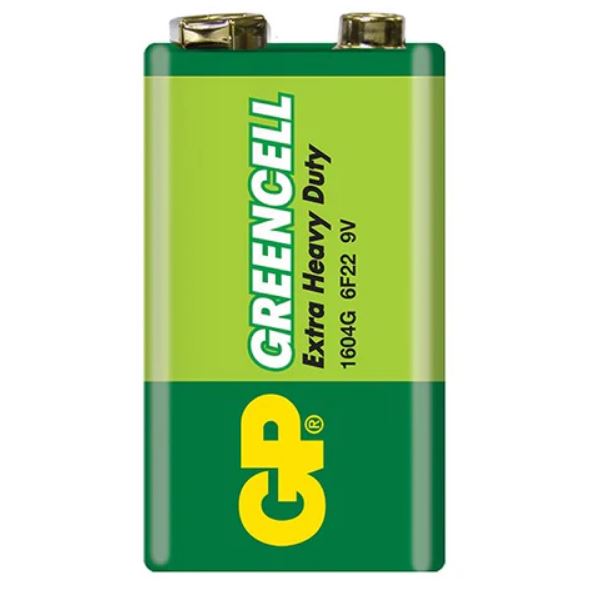 Batería 9V Greencell Carbon GP