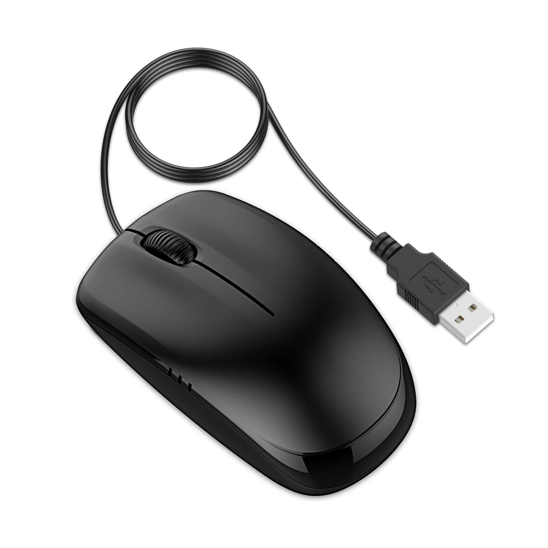 Mouse LG100 Óptico LED con Cable USB