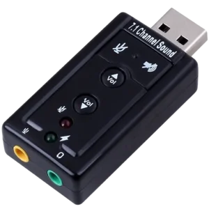 Tarjeta de Sonido USB 7.1 Virtual Surround
