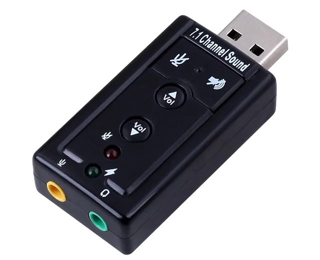 Tarjeta de Sonido USB 7.1 Virtual Surround
