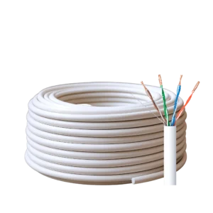 Cable de Red Cat5e UTP 100 Metros Interior Blanco