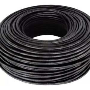 Cable de Red Cat6 UTP 100 Metros Exterior Negro Doble Cubierta