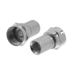 Unión Coaxial Hembra con Tuerca de Calidad