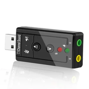 Tarjeta de Sonido USB 7.1 Virtual para PC y Laptop