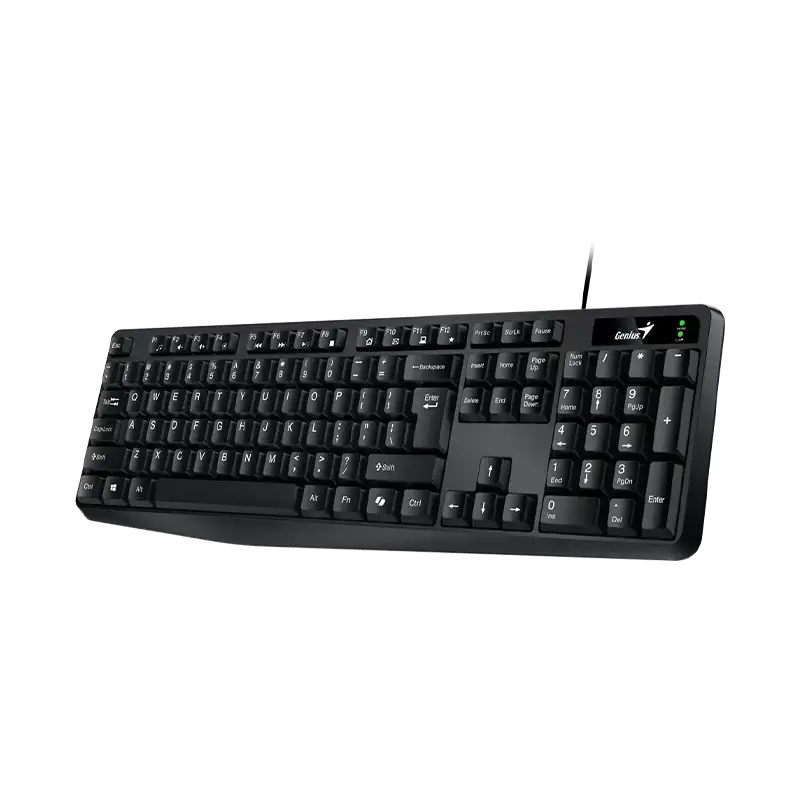 Teclado Genius KB-117 USB Negro Resistente a Derrames - Image 2
