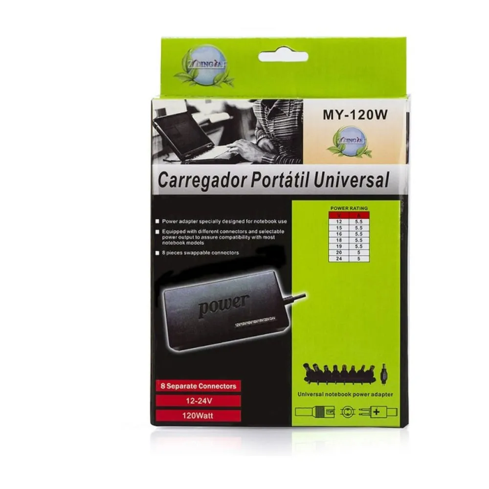 Cargador Universal para Laptop 120W 12V-24V - Image 2