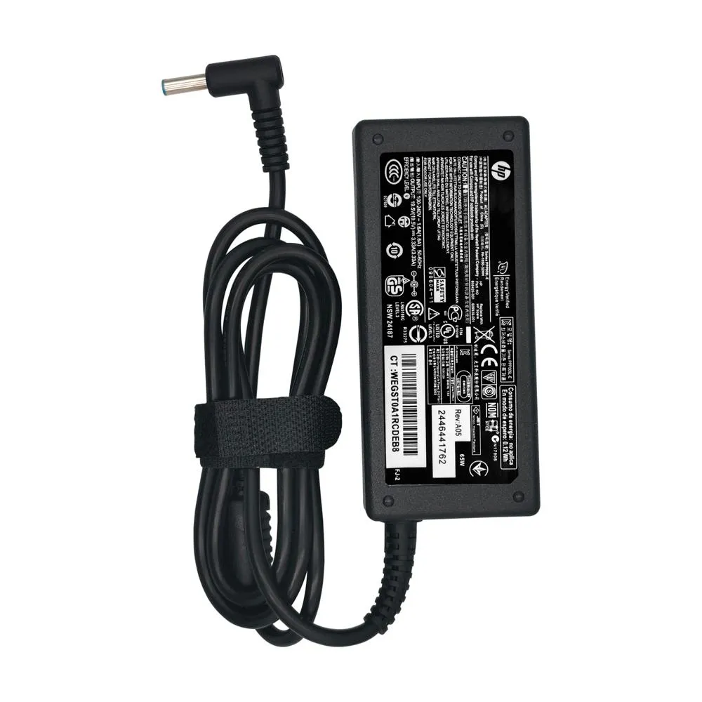 Cargador HP 19.5V 3.33A Punta Azul para Laptop