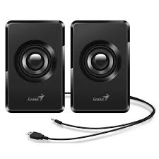 Parlante Genius SP-U125 Negro 3W USB con Conector 3.5mm - Image 2