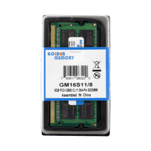 Memoria RAM DDR3 SODIMM 8GB 1600MHz Golden PC3 para Laptop