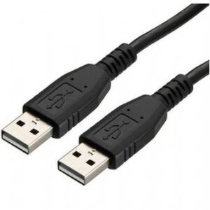 Cable USB Macho a Macho 1.5 Metros Negro