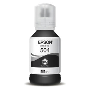 Tinta Epson EcoTank 504 Black T504120 Negro