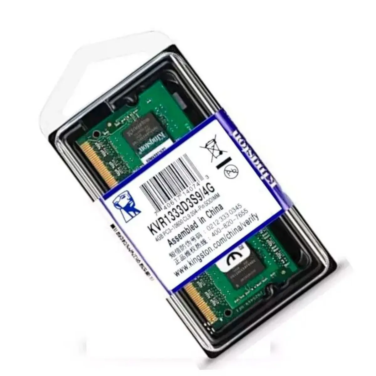 Memoria RAM Kingston 8GB DDR3L 1333MHz SODIMM para Laptop