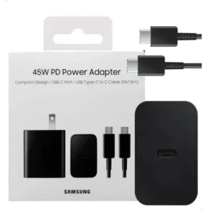 Kit Cargador Samsung con Cable Tipo C y USB 15W/25W/45W
