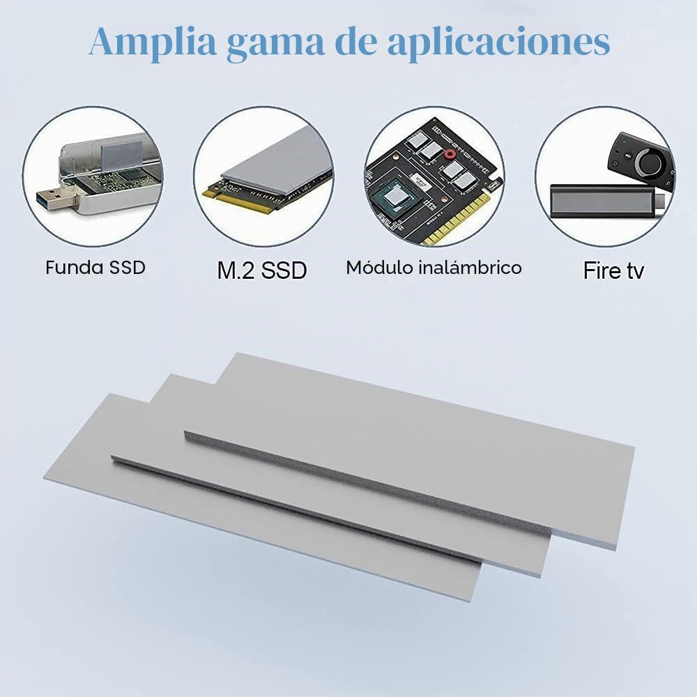 Almohadilla Térmica de Silicona para SSD M.2 - Image 3