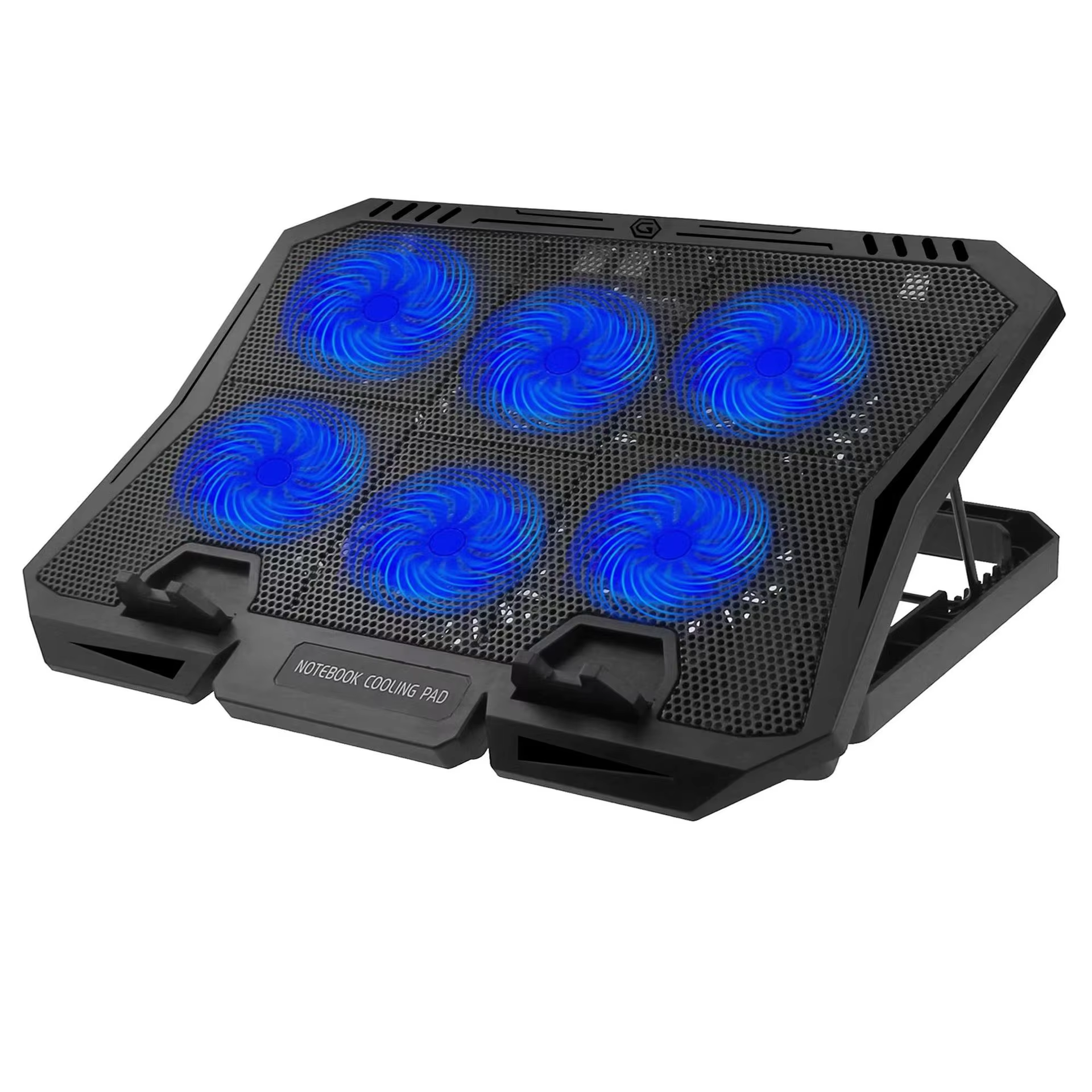 Base de Enfriamiento para Laptop con 6 Ventiladores y 2 USB