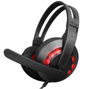 Audífonos tipo Gamer A2 con Micrófono y Luz LED para PC