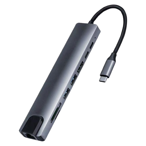 Hub USB-C multifunción 8 en 1